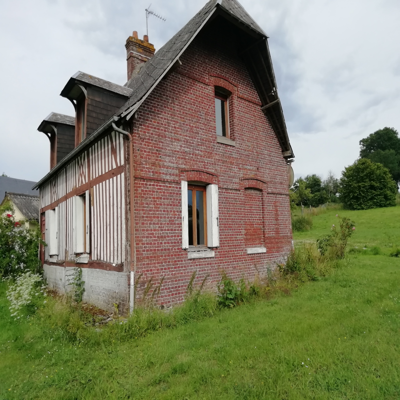 vente A vendre belle maison cauchoise à restaurer, région SaintValeryenCaux